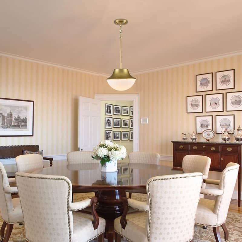 11.02” Bathroom lighting gold pendant light metal hanging fixture light