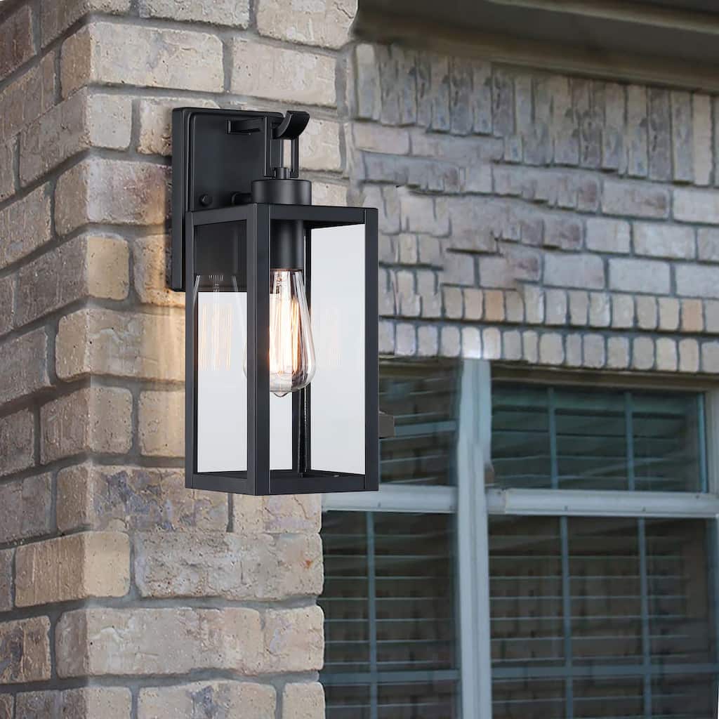 2Pack-1 Light Outdoor Wall Light - 5"x6.57"x13.66"