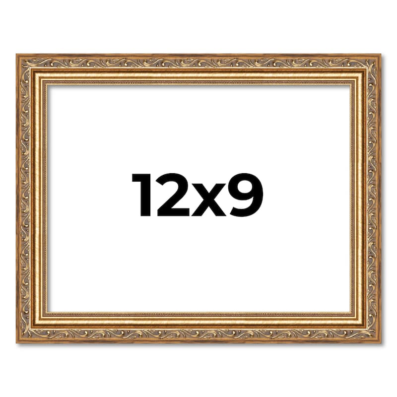 12x9 Frame Red Solid Wood Picture Frame