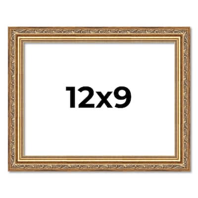 12x9 Frame Red Solid Wood Picture Frame