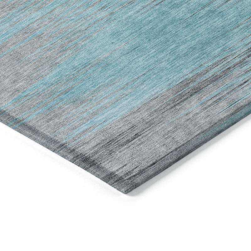 HomeRoots Abstract Transitional Rectangle Outdoor Rug