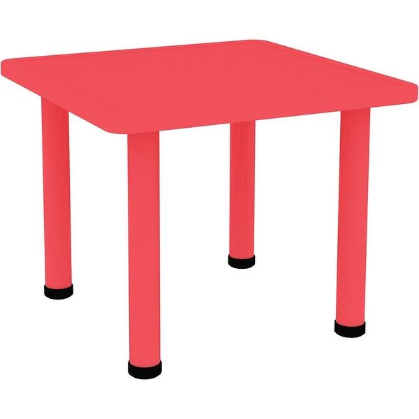 Shop 2xhome Adjustable Height Kids Plastic Activity Table Metal