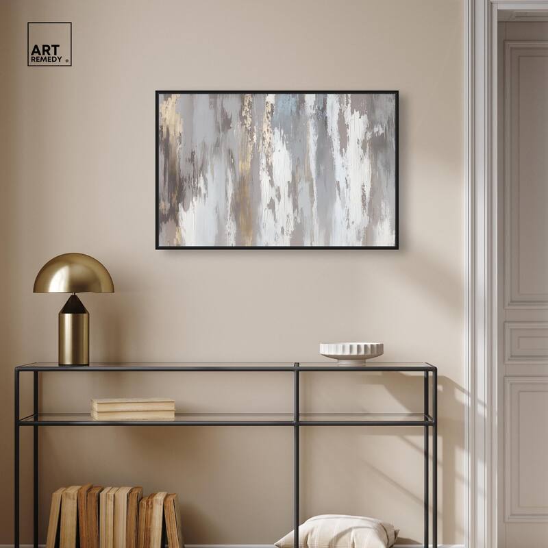 Flooding Gold I Canvas by Art Remedy