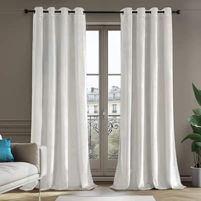 Deconovo Velvet Blackout Curtains, 2 Panels, Thermal Insulated