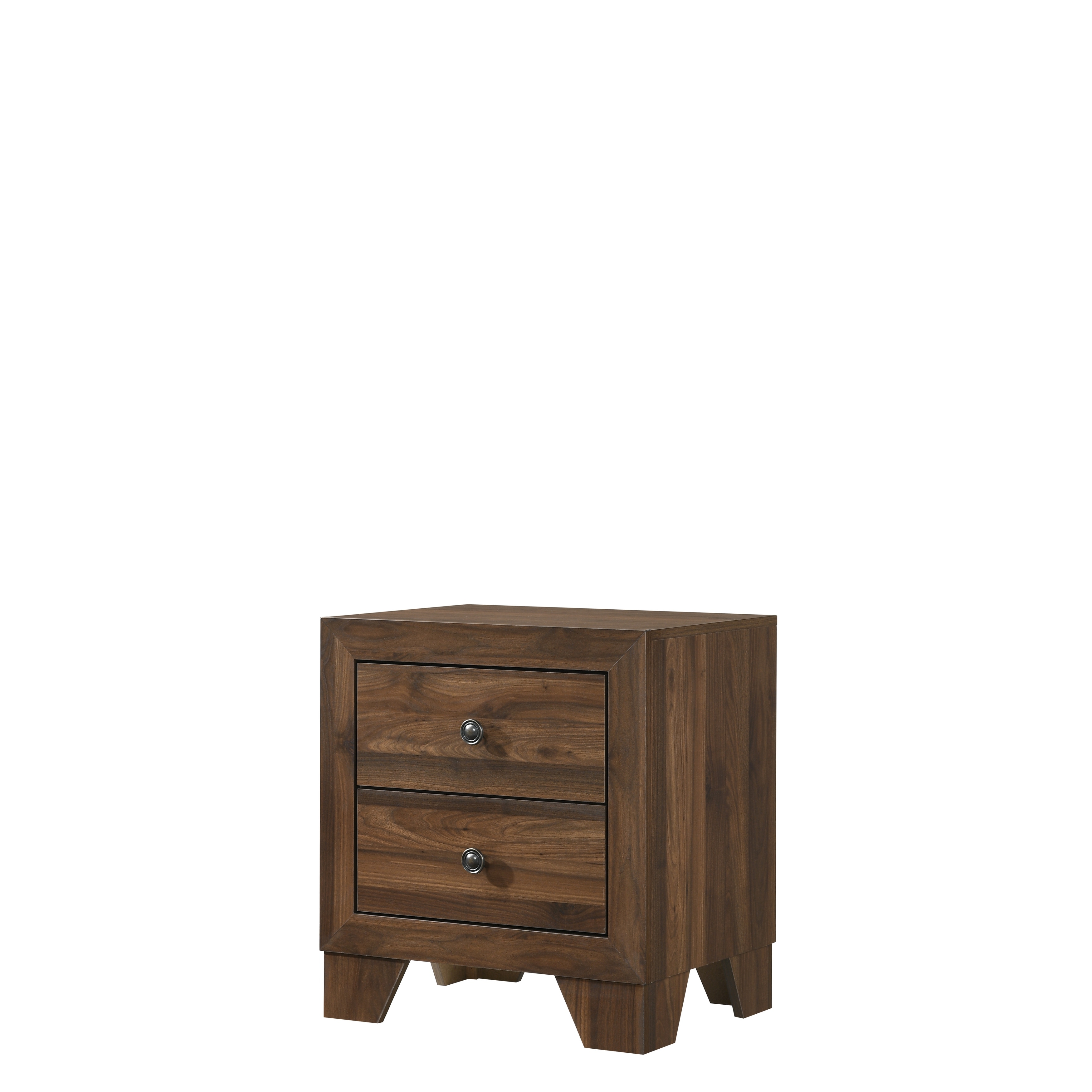Linette 6 Piece Cherry Brown Panel Bedroom Set