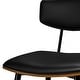 preview thumbnail 7 of 18, Nyla Mid Century Modern Dining Chair (Set of 2) in Vegan Faux Leather - 20.5" D x 19.3" W x 31"H