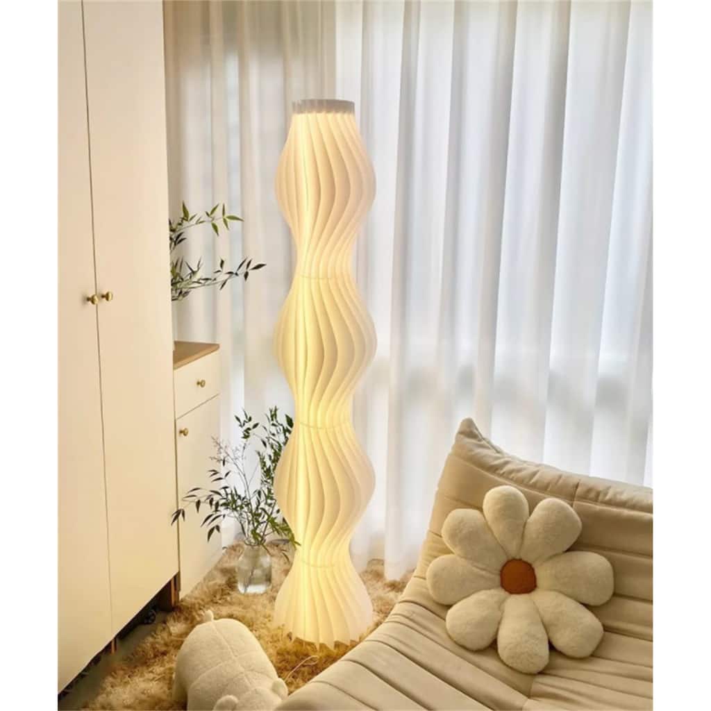 Modern 69Inch LED Column Floor Lamp with Foot Switch