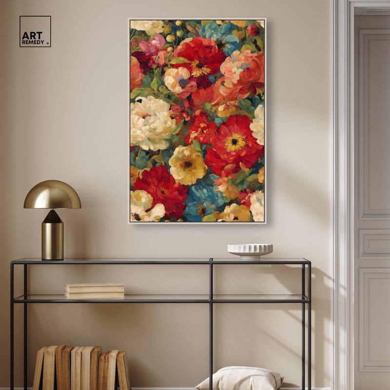 Garden Tapestries II Canvas by Art Remedy