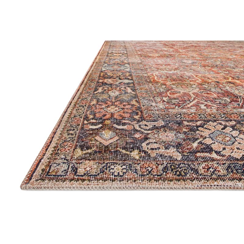 Alexander Home Isabelle Vintage Border Printed Area Rug