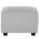 preview thumbnail 9 of 15, Evolur Holland Upholstered Ottoman in Thunder, Foot Rest Stool for Nursing Moms