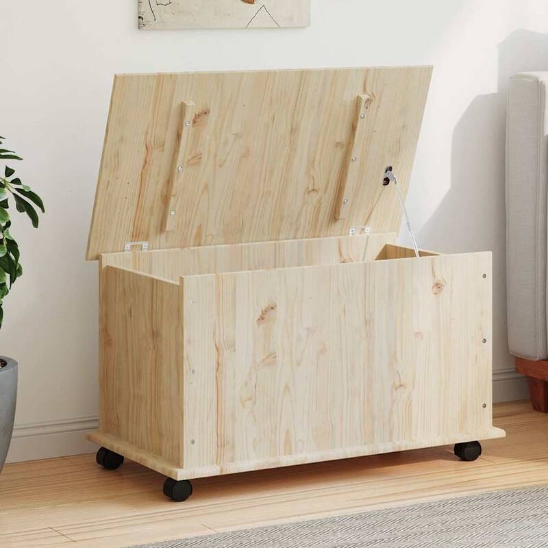 vidaXL Storage Chest with Wheels, ALTA Range - Natural