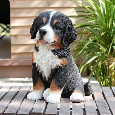 12.5" H Bernese Mountain Puppy Sitting (Hi-Line Exclusive)