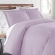 preview thumbnail 26 of 118, Vilano Comfort Premium Ultra-soft 3-piece Duvet Cover Set Lilac - 3 Piece - King