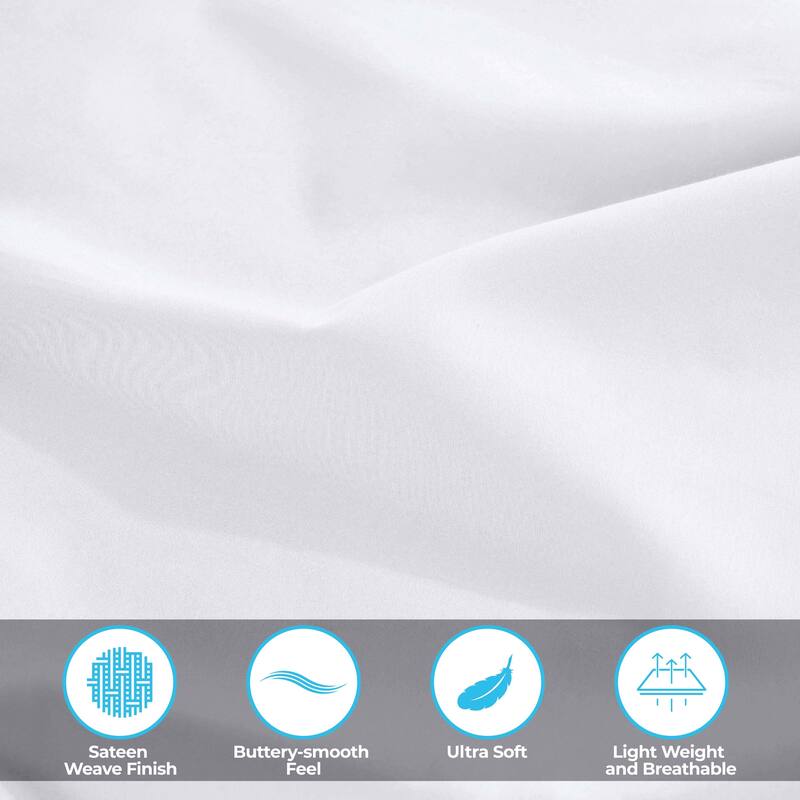 Superior Egyptian Cotton 300 Thread Count Solid Bed Sheet Set
