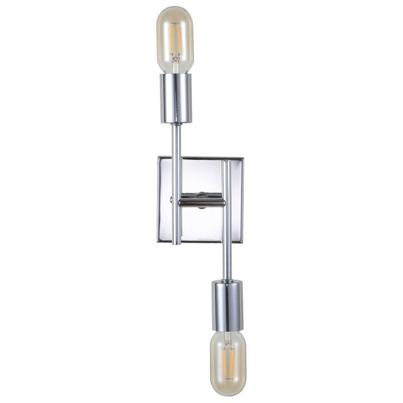 Cadence Metal LED Wall Sconce, Chrome by JONATHAN Y