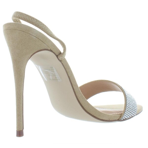 steve madden exclusive fierce rhinestone slingback heeled sandals