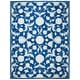preview thumbnail 6 of 46, SAFAVIEH Handmade Micro-Loop Marijka Wool Rug 8' x 10' - Navy/Grey - Rectangle