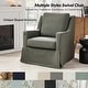 preview thumbnail 7 of 43, Stan Farmhouse Slipcover Rocking Swivel Chair Set of 2 by HULALA HOME