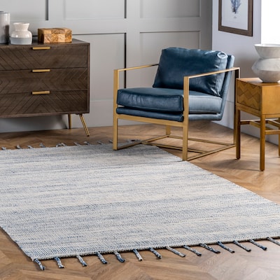 Nuloom Diem Geometric Cotton Tassel Area Rug