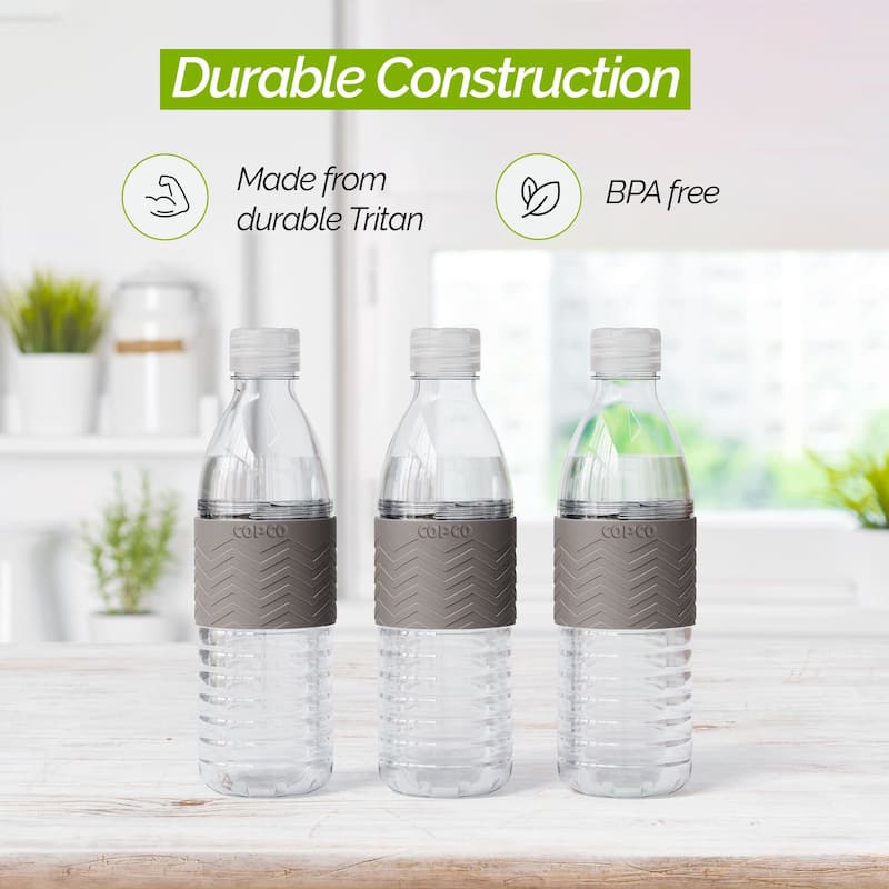 Copco 3 Pack Hydra Tritan Water Bottles - 16.9 oz