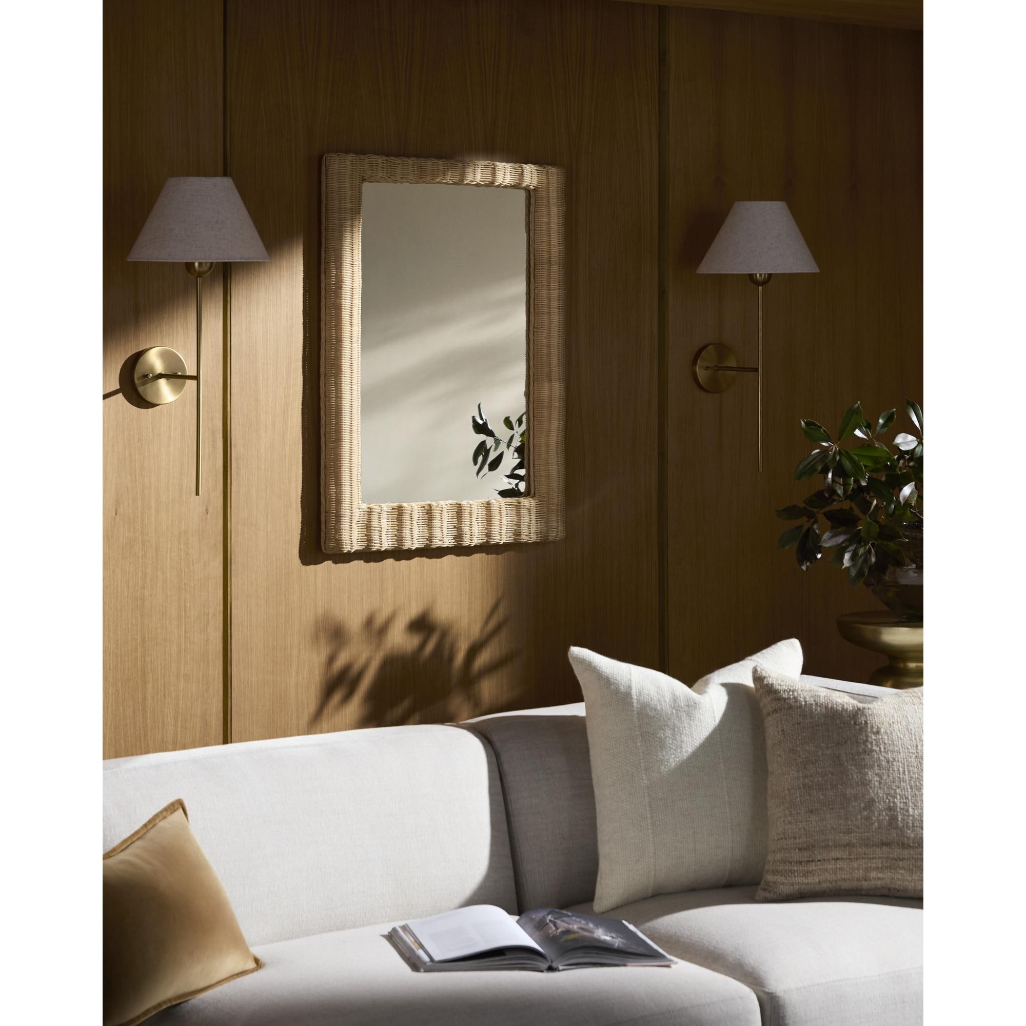Livabliss x Galey Alix Tortola Global Accent Mirror - 37"H x 28"W x 3"D