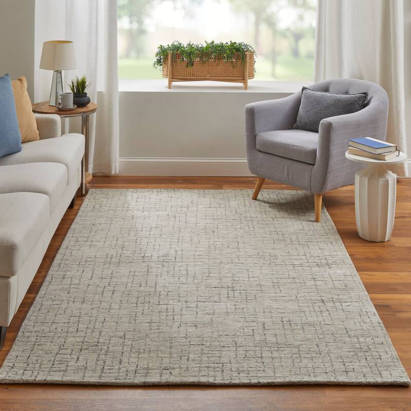 Grand Bazaar Natal Hand Tufted Solid Transitional Area Rug