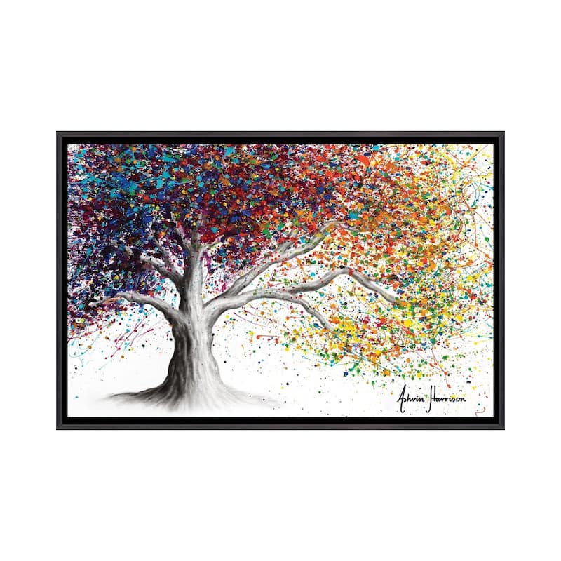 iCanvas "The Colour Of Dreams" by Ashvin Harrison Framed - Ebony - 18x26