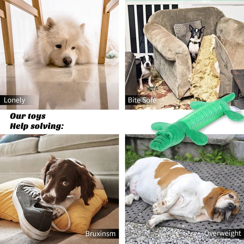 Best Pet Supplies Dog Toy with Crinkle and Squeaky Enrichment for Small and Medium Breed Puppies or Dogs, Cute and Plush