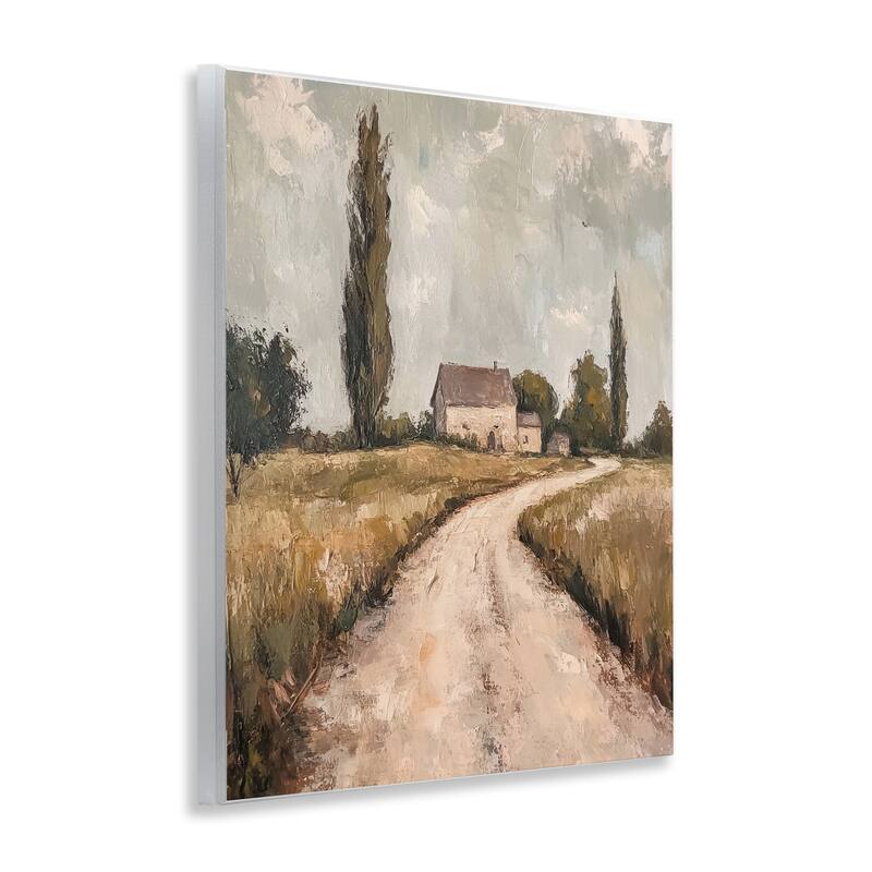 Stupell Painterly Quiet Country Wall Plaque Art Design By Petal Prints Design