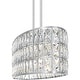 preview thumbnail 5 of 8, Gibson 5-Light Polished Chrome Linear Chandelier