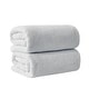 preview thumbnail 103 of 181, Linery & Co. Luxury Cotton Textured Bath Towel Bath Sheet (Pack of 2) - Light Grey