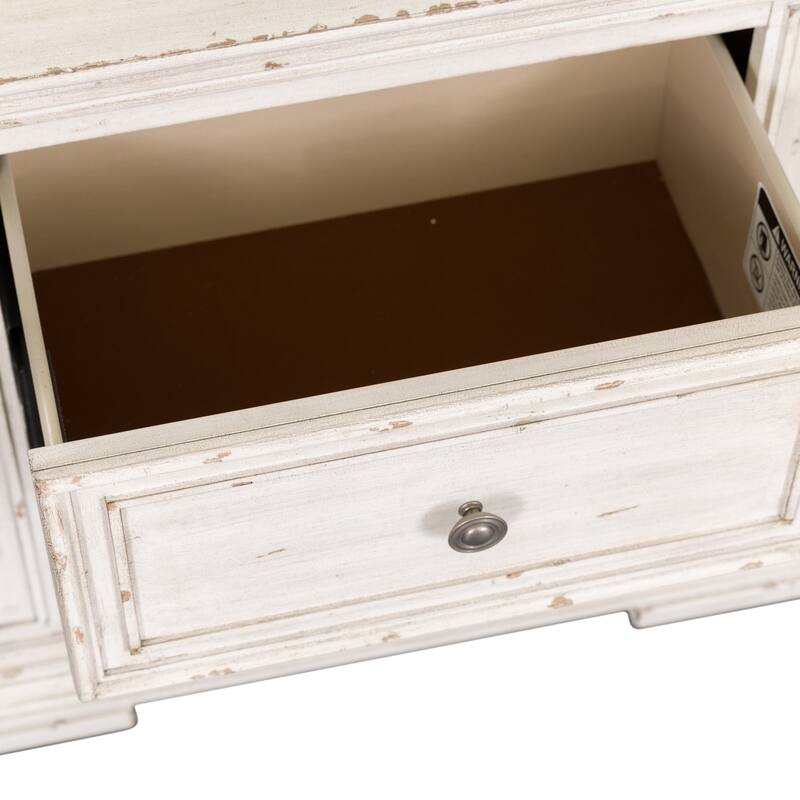 Liberty Furniture Big Valley Panel Bed, Dresser, Mirror, Chest, and Nightstand- California King, King or Queen