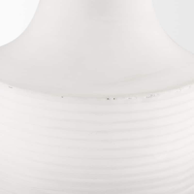 Toru White w/ Grey Small Vase