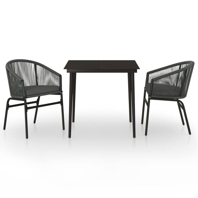 vidaXL Patio Dining Set Outdoor Garden Seat 3/5/7/9 Piece Multi Colors/Sizes