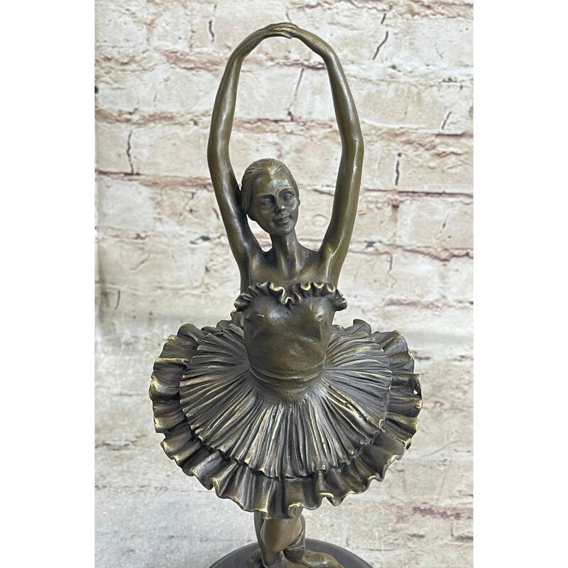 Art Deco Hot Cast Bronze Graceful Ballerina Ballet Statue Sculpture Milo Sale