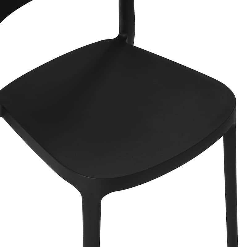 Frond and Form Outdoor Stacking Dining Side Chair (Set of 4)