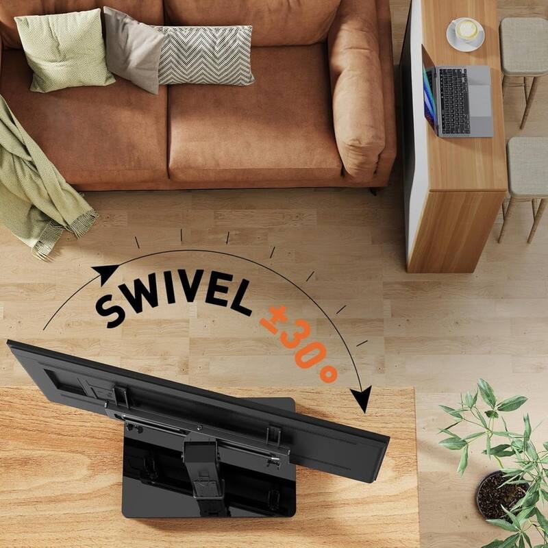 Universal Swivel TV Stand with Power Outlet