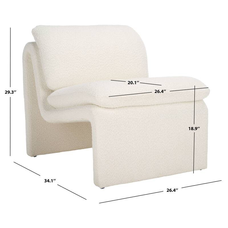 SAFAVIEH Couture Ainslie Accent Chair (Fully Assembled) - 26"W x 34"D x 29"H