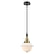 Option Black Antique Brass / Matte White Shade