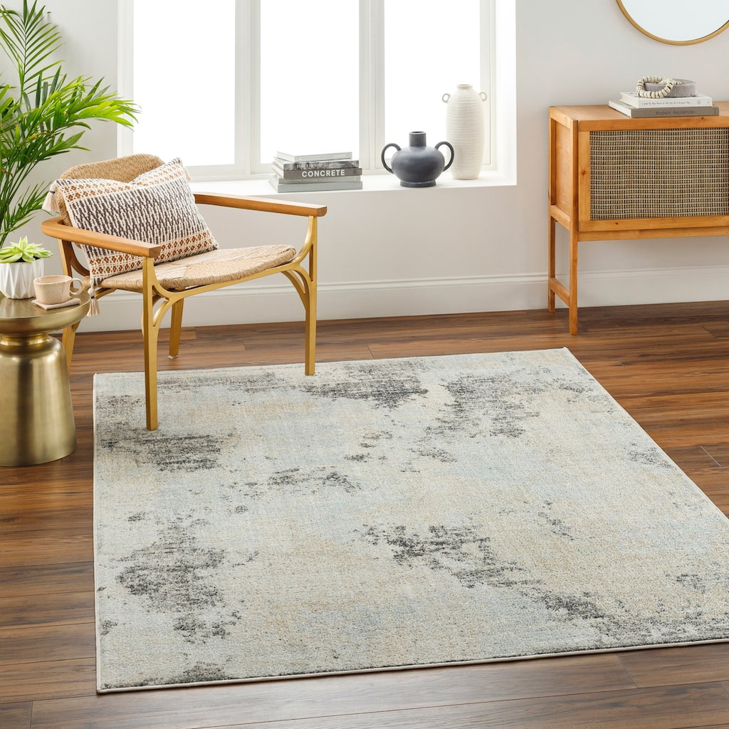 Livabliss Bitlis Faded Abstract Area Rug
