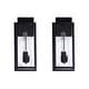 preview thumbnail 4 of 20, 2-pack 1-light/2-light Metal Outdoor Wall Sconce Weather-resistant