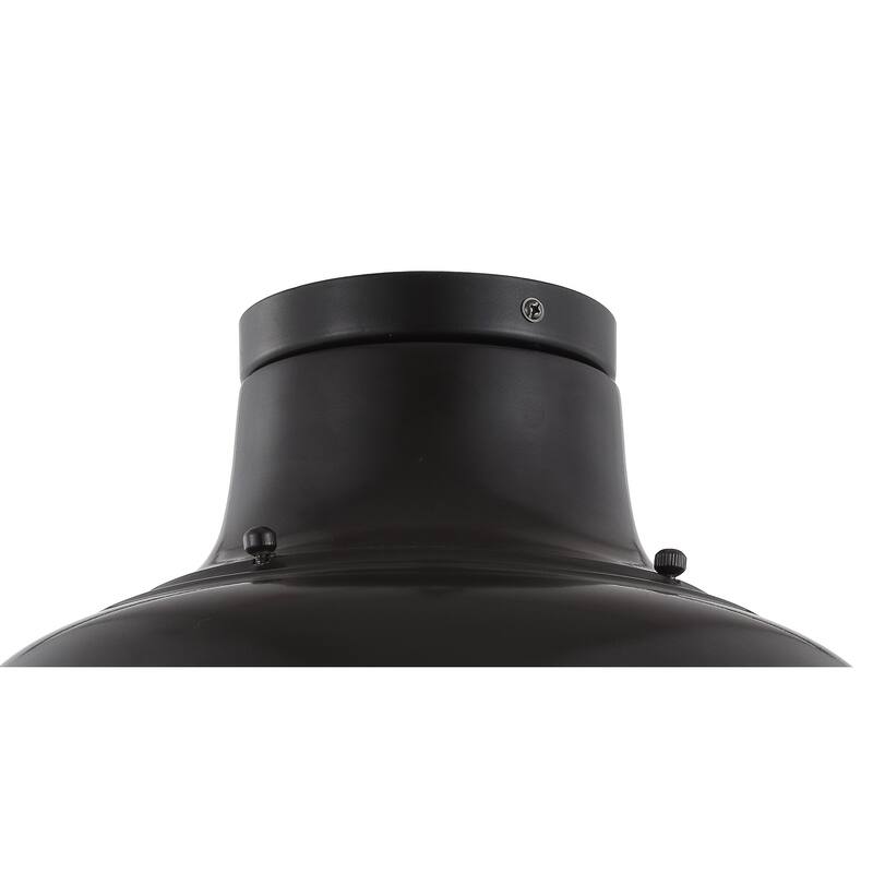 Jobs 13" Metal LED Semi-Flush Mount, Chrome by JONATHAN Y