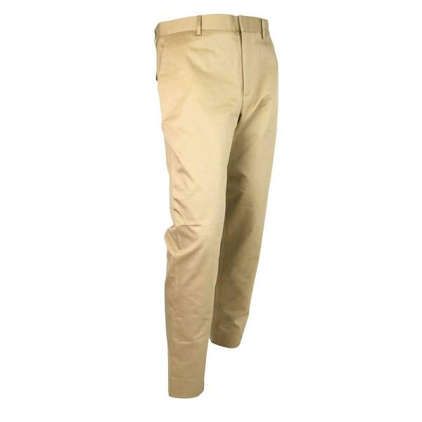 Shop Gucci Men S Light Brown Cotton Twill Pant With Bee 428512