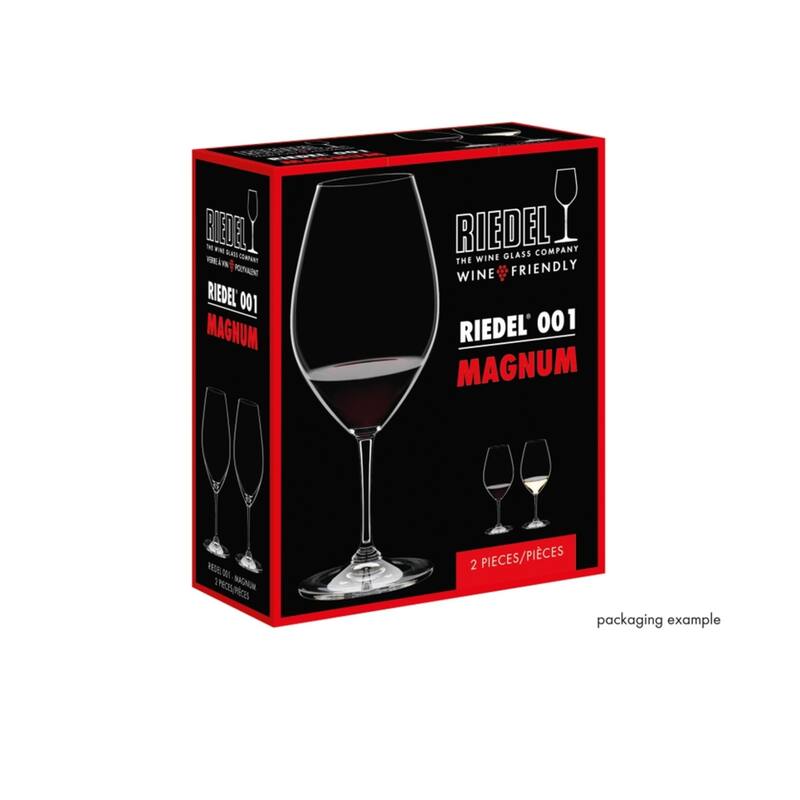Riedel Set of 2 Wine Friendly 001 Magnum Glasses - 35 oz