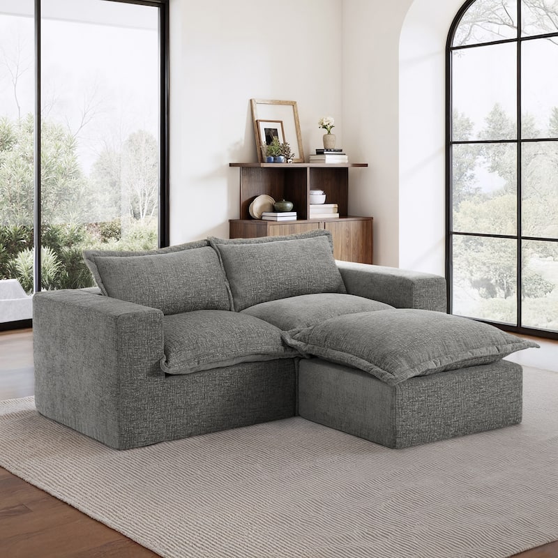 Comfy Cloud Couch Plush Modular Sectional Sofa For Living Room