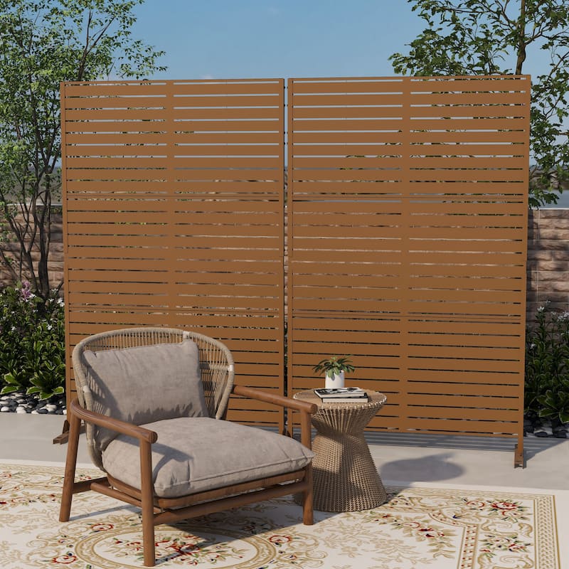 Outdoor Pattern Privacy Metal Screen Patio Garden Fence Panel