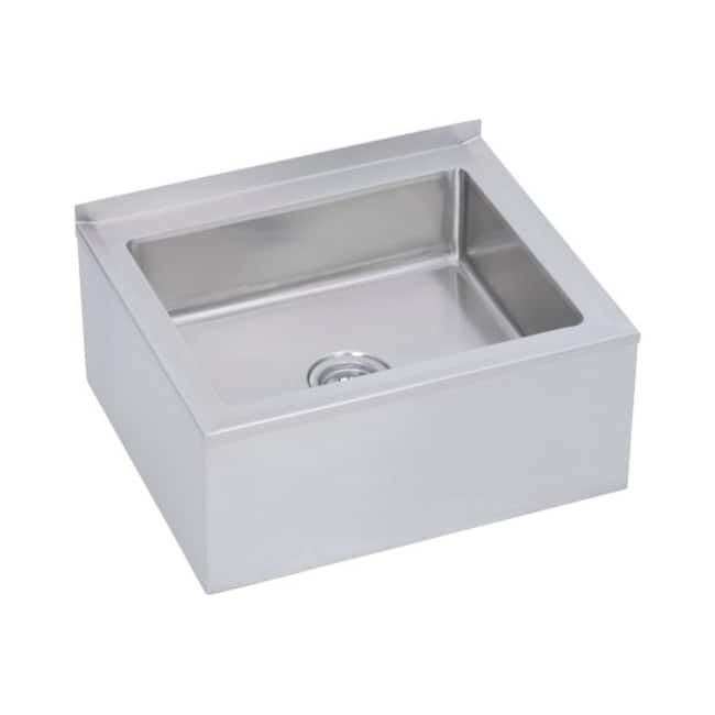 Elkay FLR-2X 2" x 24" x 11-1/4" 16 Gauge Mop Sink - Stainless Steel