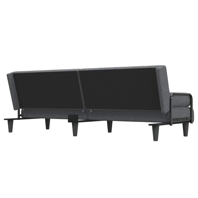 vidaXL Sleeper Sofa with Armrests Sofa Couch Recliner Chair Loveseat Fabric - 80.7" x 35" x 27.6"