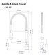 preview thumbnail 26 of 39, ZLINE Apollo Kitchen Faucet