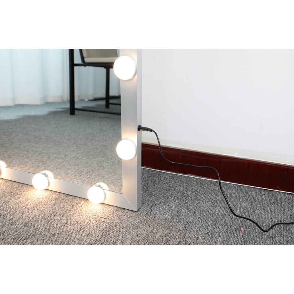 63'' x 24'' Wall Mounted Full Length Mirror with 3 Color Lights Bed Bath & Beyond 38449832